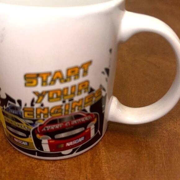 NASCAR Start Your Engines Ceramic Mug By Sherwood - Picture 3 of 6